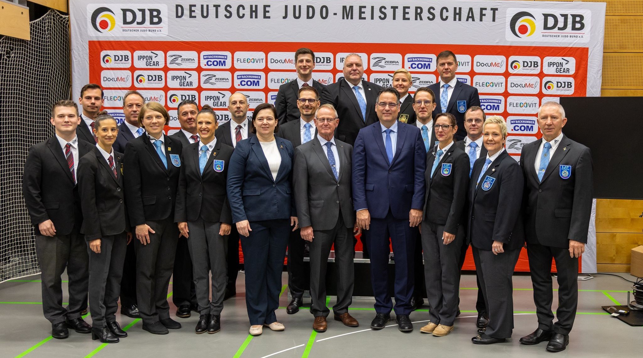 Das Kampfrichterteam bei der DEM in Duisburg