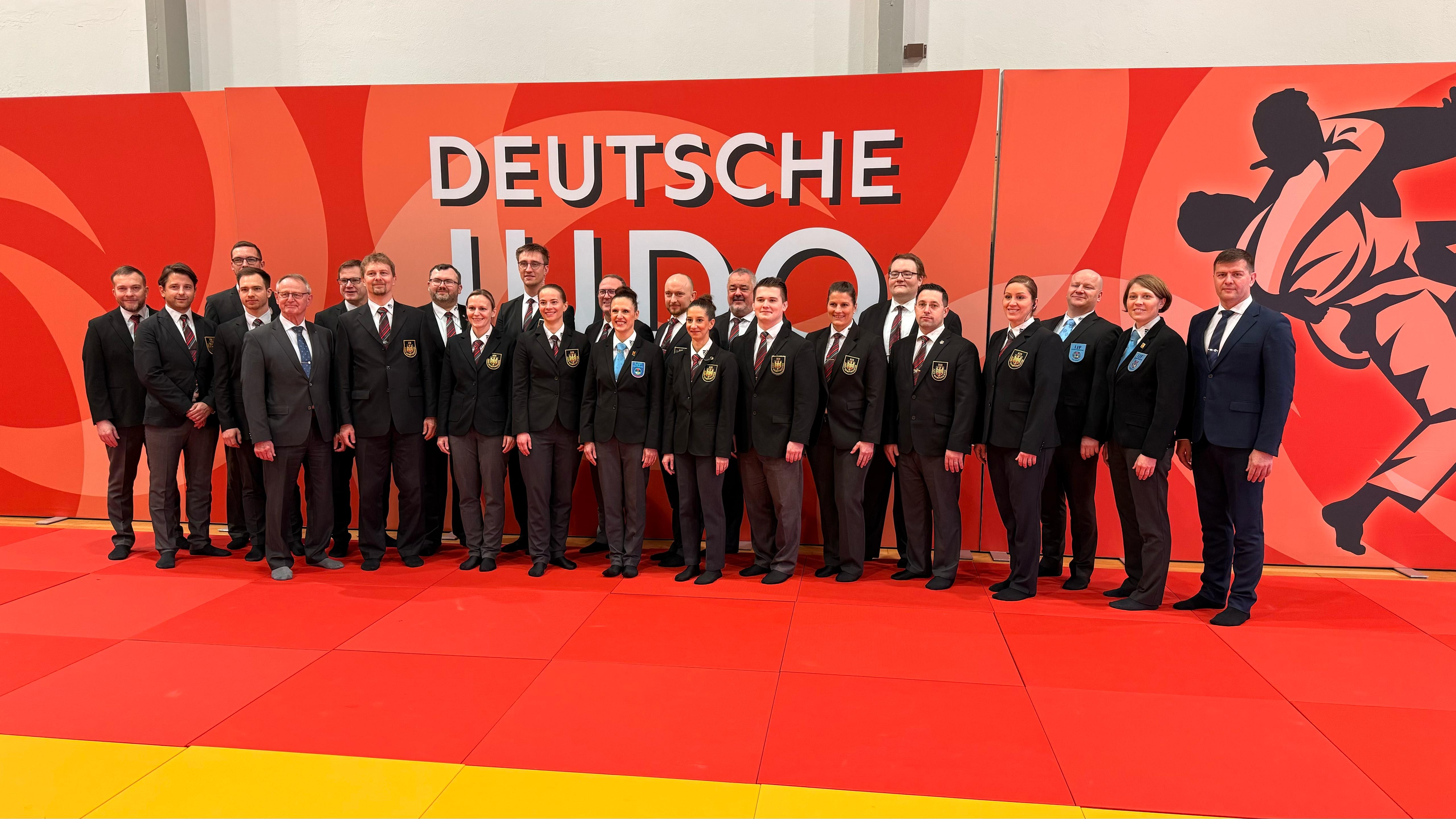 Das Kampfrichterteam der Deutschen EM U18 in Leizpig.