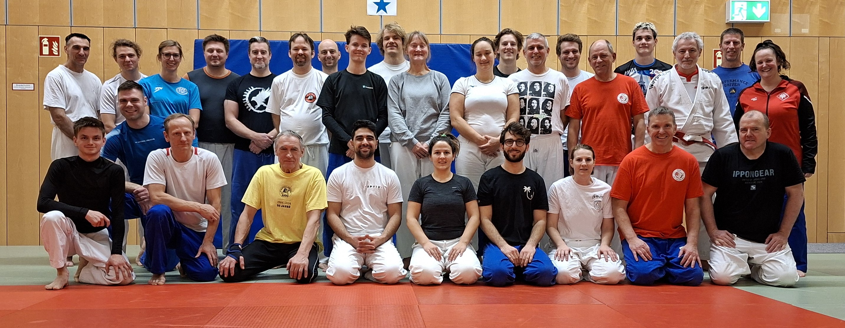 Ohne Judogi ging es ans kompetenzorientierte Anfängertraining.