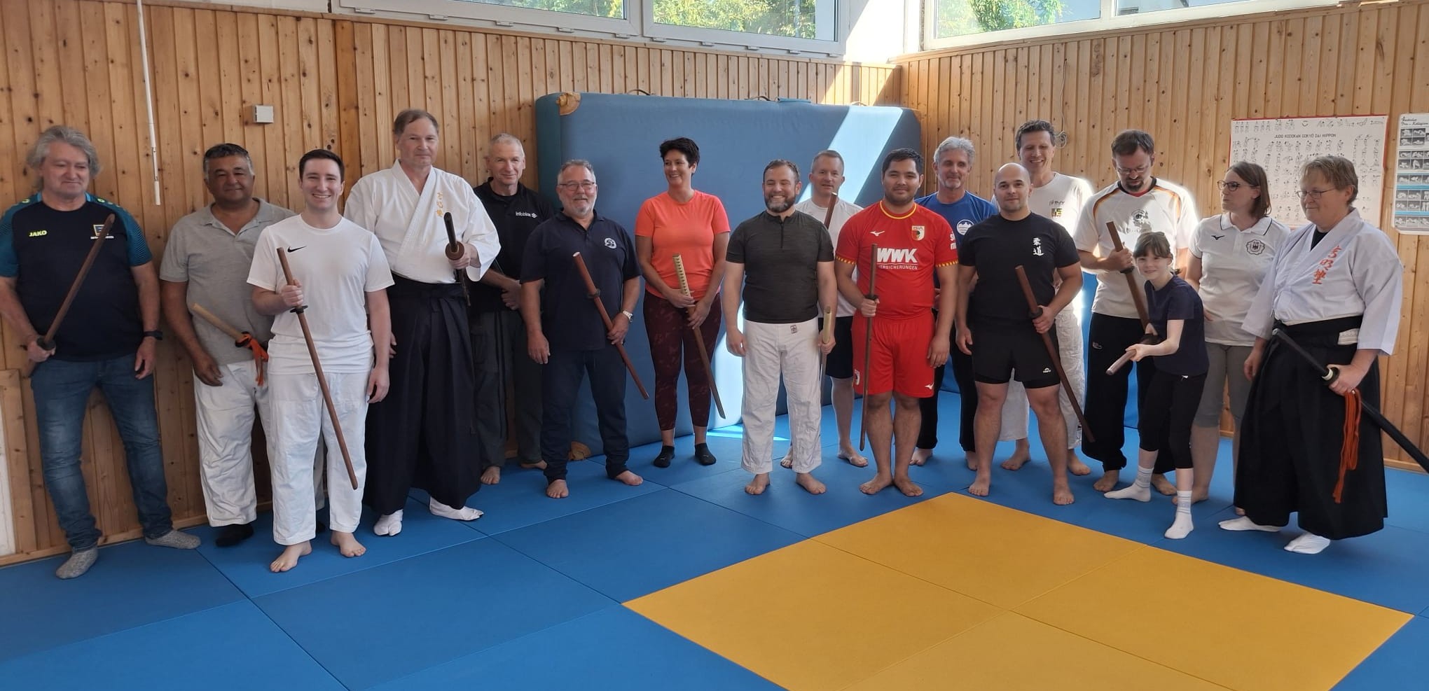 Die Kampfrichter lernten Iaido kennen.