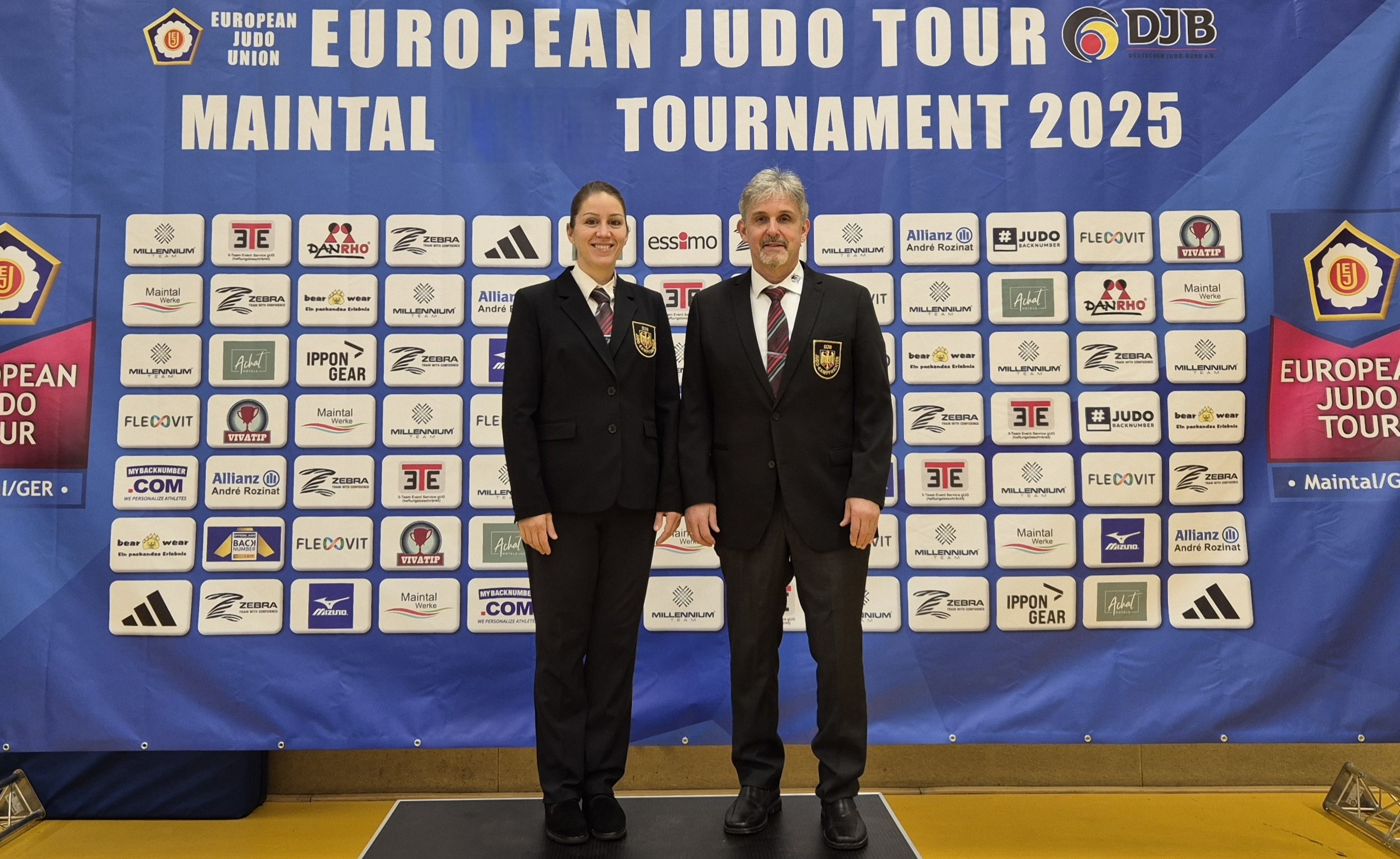 Cigdem Oberländer und Andreas Hempfling beim EC der Veteranen