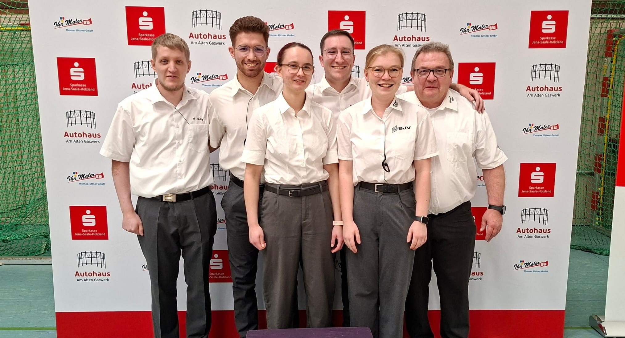 Das bayerische Kampfrichterteam beim Sparkassen-Pokal.