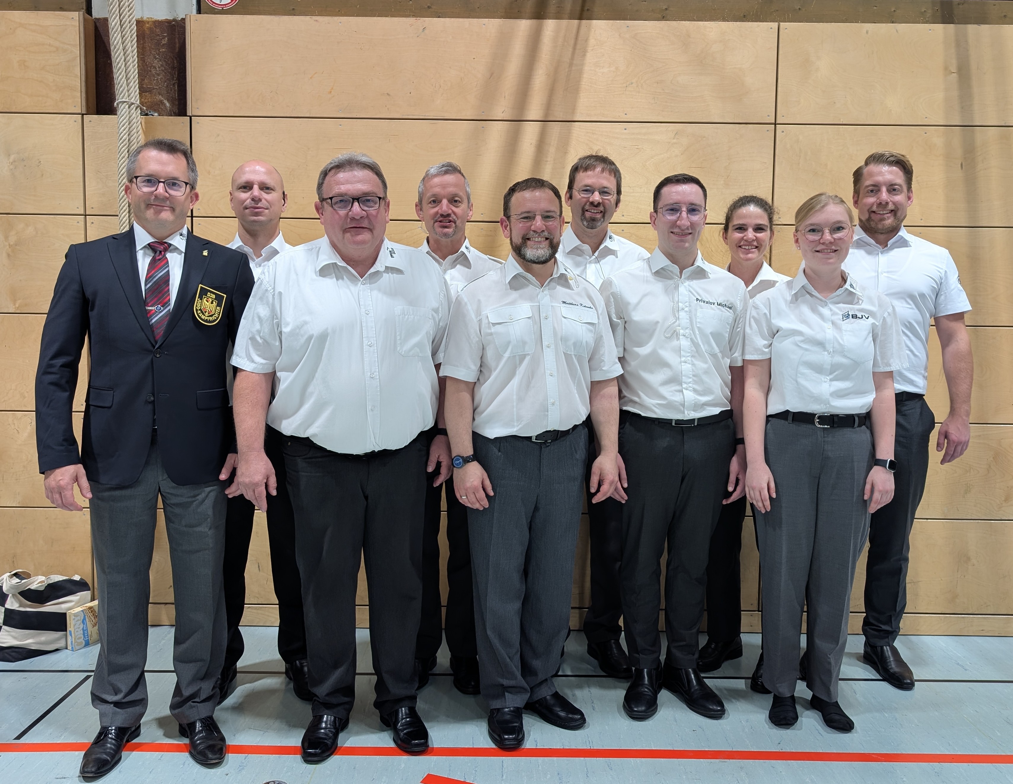 Zehn bayerische Kampfrichter waren in Heubach dabei.