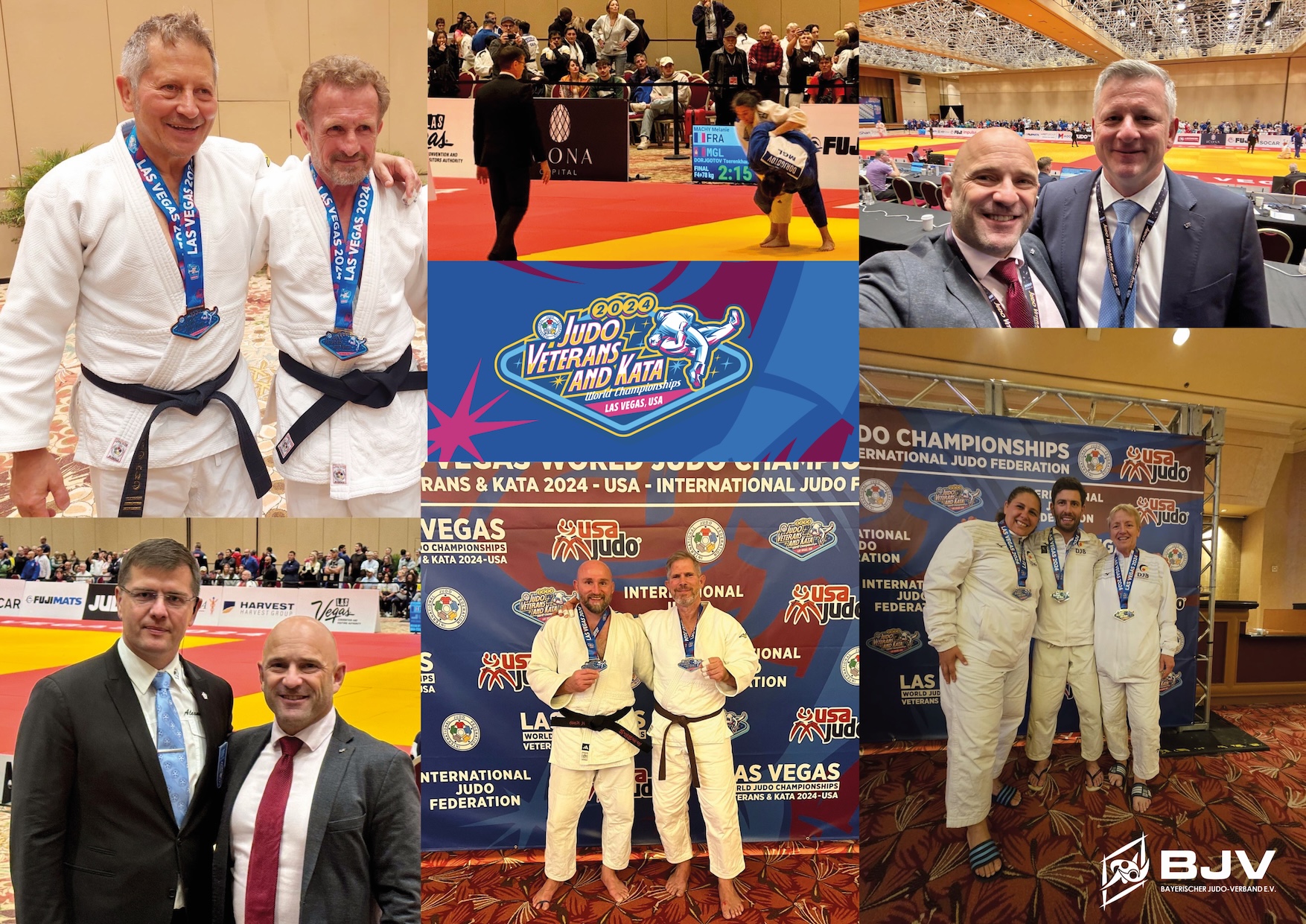 "Bavaria goes Vegas" – Bayerische Judoka glänzen bei Veteranen-WM