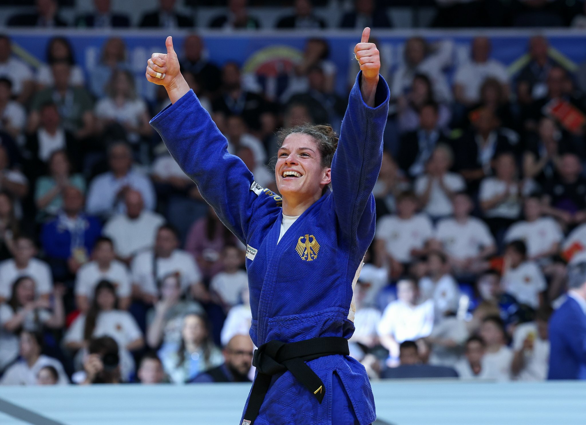 Europameisterin Seija Ballhaus