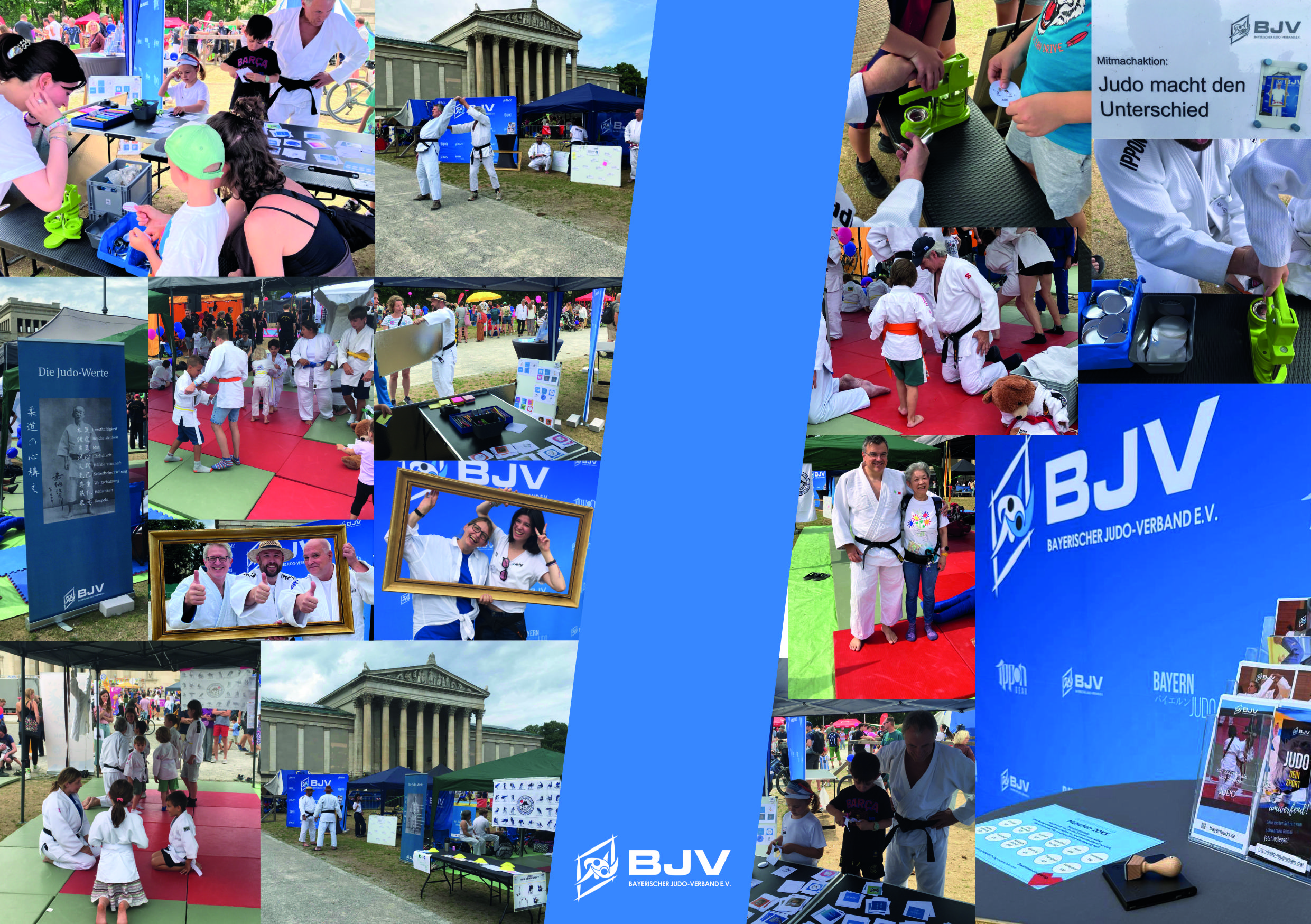 Sportfestival am Münchner Königsplatz – Judo begeistert Groß und Klein