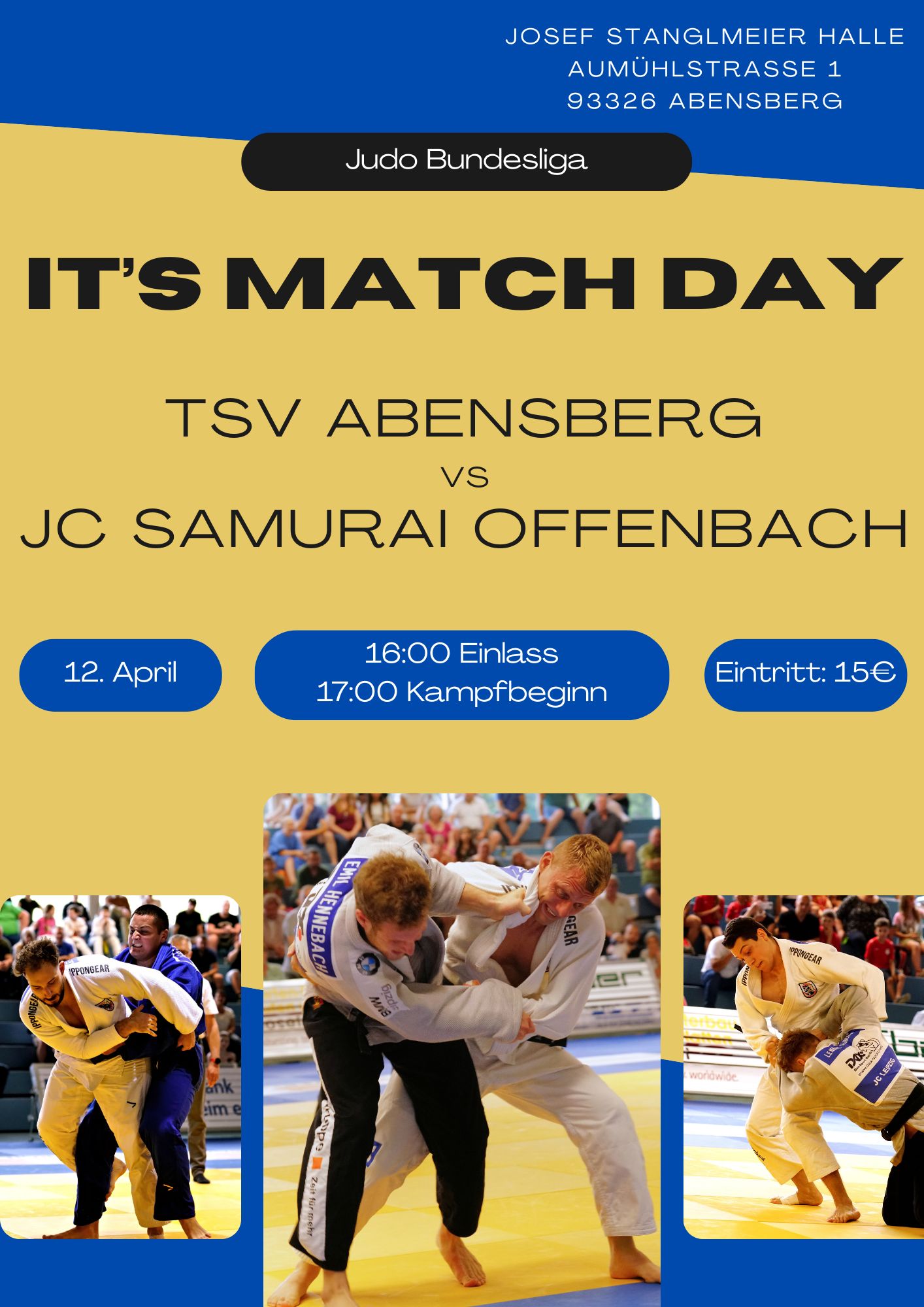 Abensberg empfängt den JC Samurai Offenbach