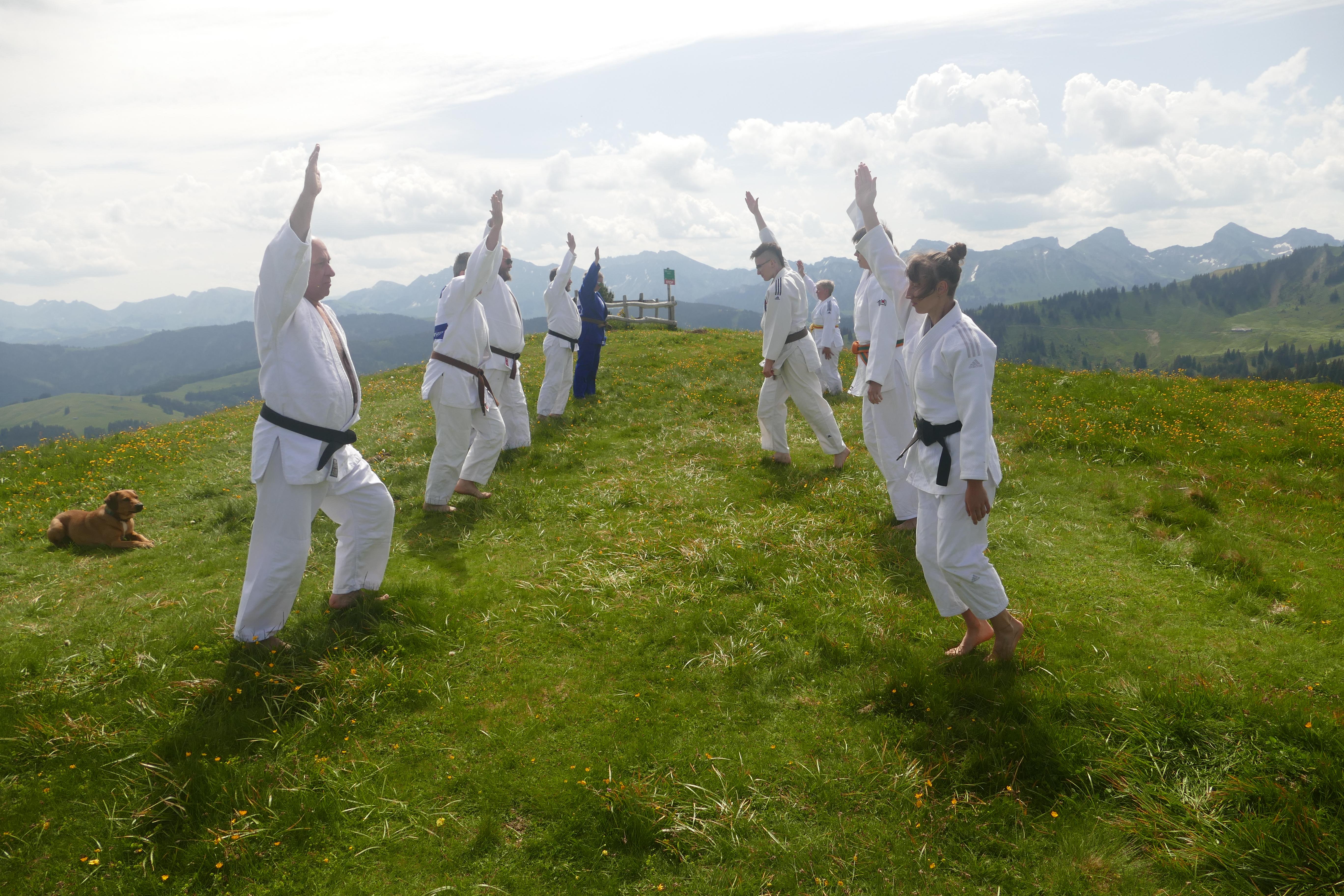 Ju no Kata Workshop im Kurpark der Gemeinde Schwangau
