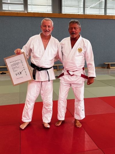 Erster 6. Dan per Prüfung für bayerischen Judoka