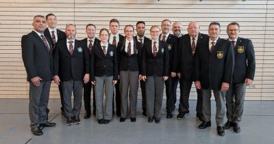 Kampfrichter arbeiten mit neuer Technik