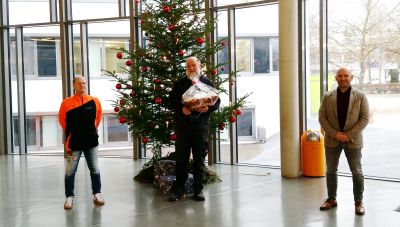 Hausmeister Heinrich Stieb verabschiedet