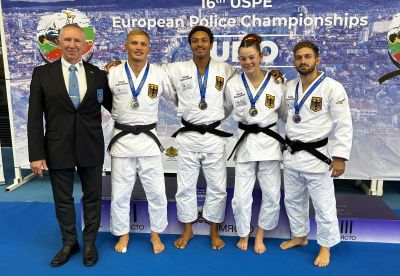 Medaillensatz bei der Polizei-Europameisterschaft: Bertille Murphy holt Gold