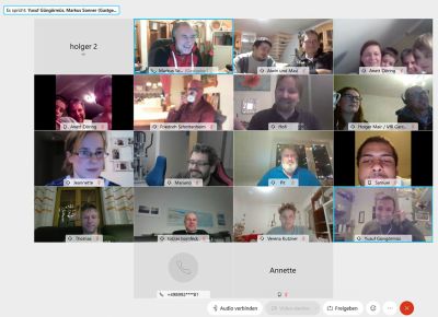 Digitale Ehrung zweier Weggefährten