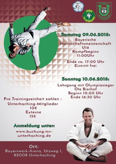 Lehrgang mit Olympiasieger Ole Bischof