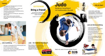 DJB Vereinsflyer zur Mitgliederwerbung