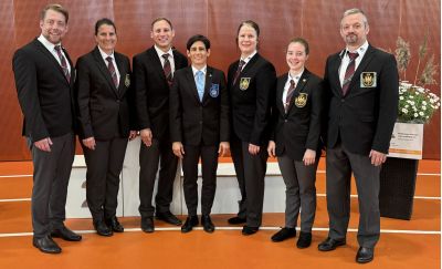 Drei bayerische Kampfrichter beim Gallusturnier