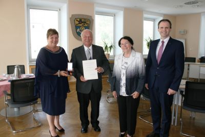 Verdienstmedaille für Dietmar Valentin