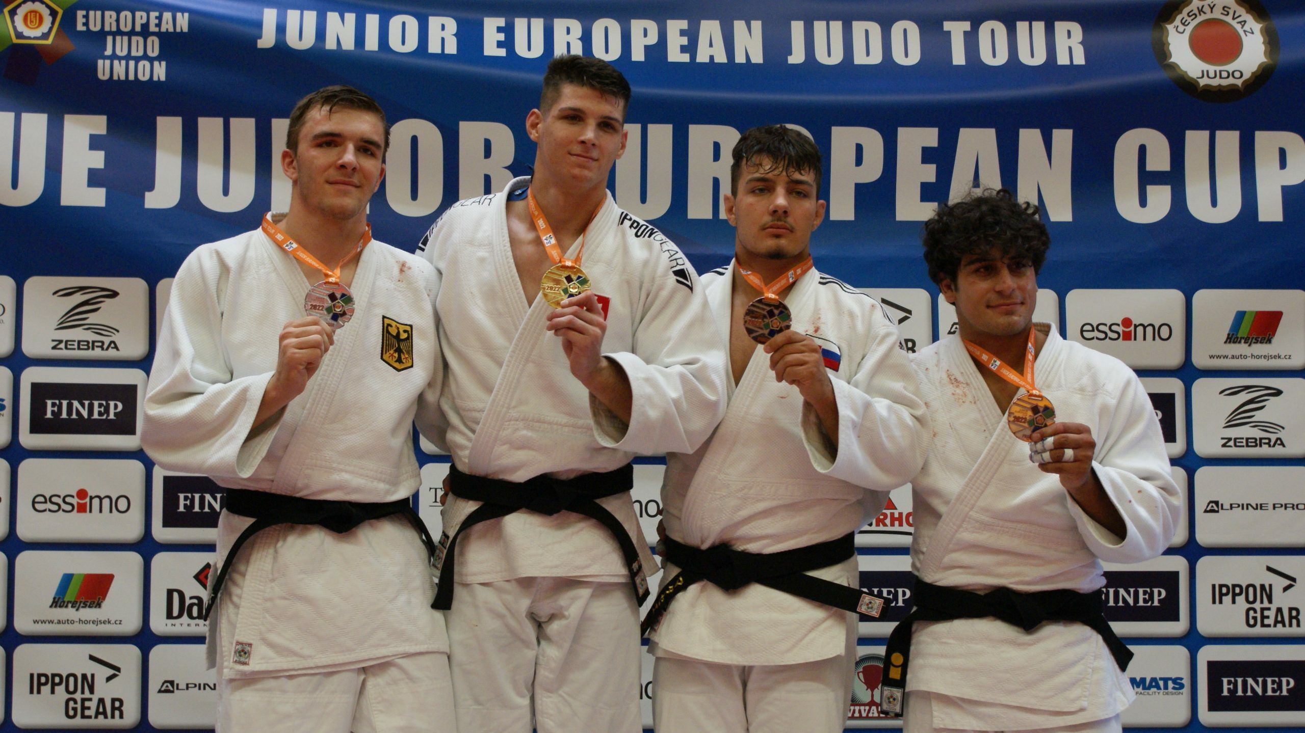 Kilian Kappelmeier (-100kg, TSV Großhadern) mit Silber