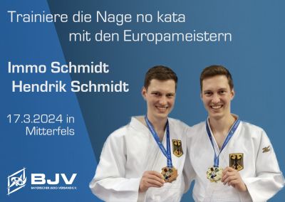 Trainieren mit den amtierenden Europameistern der Nage no kata