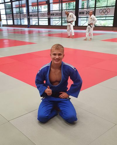 Patrick Weisser trainiert mit der Judo-Nationalmannschaft