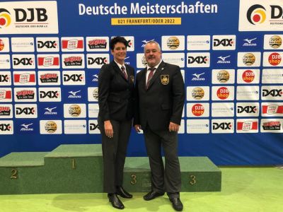 Zwei Kampfrichter bei der Deutschen EM U21
