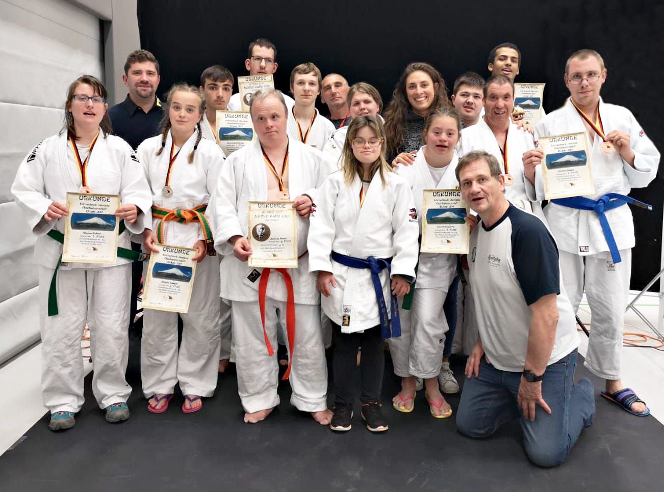 Bayerisches Judoteam in Bochold