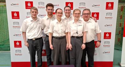 Bayerns Kampfrichter beim Sparkassen-Pokal in Jena