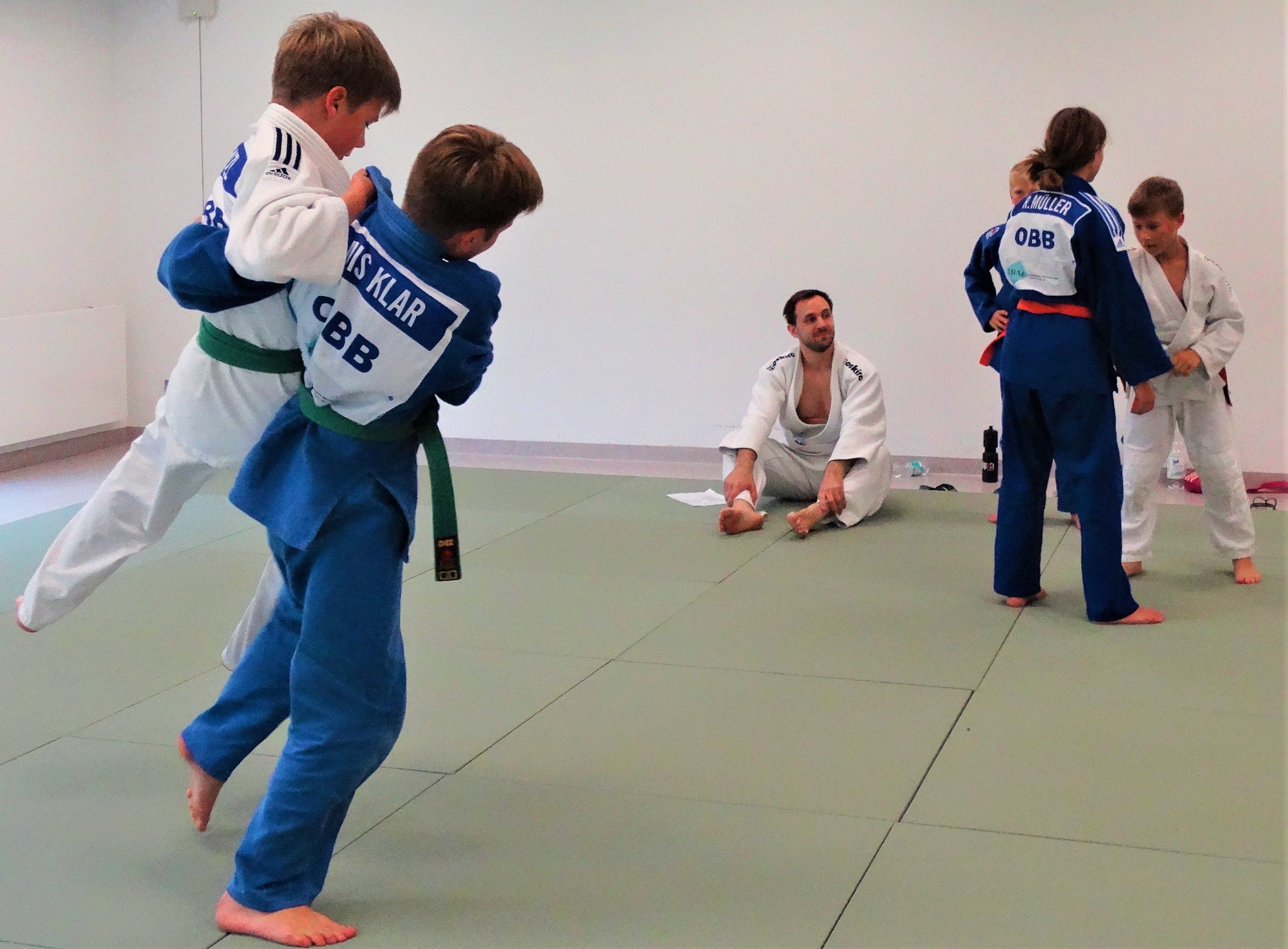 Judo im Camp