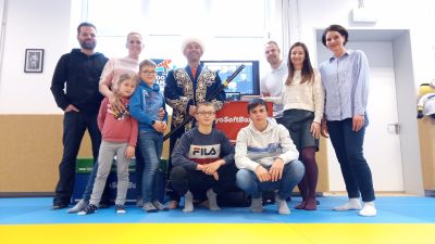 Siegerehrung bei der Judo-Winterchallenge