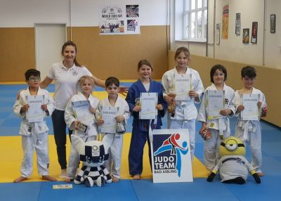 Gürtelprüfung für die Judoanfänger beim TuS Bad Aibling