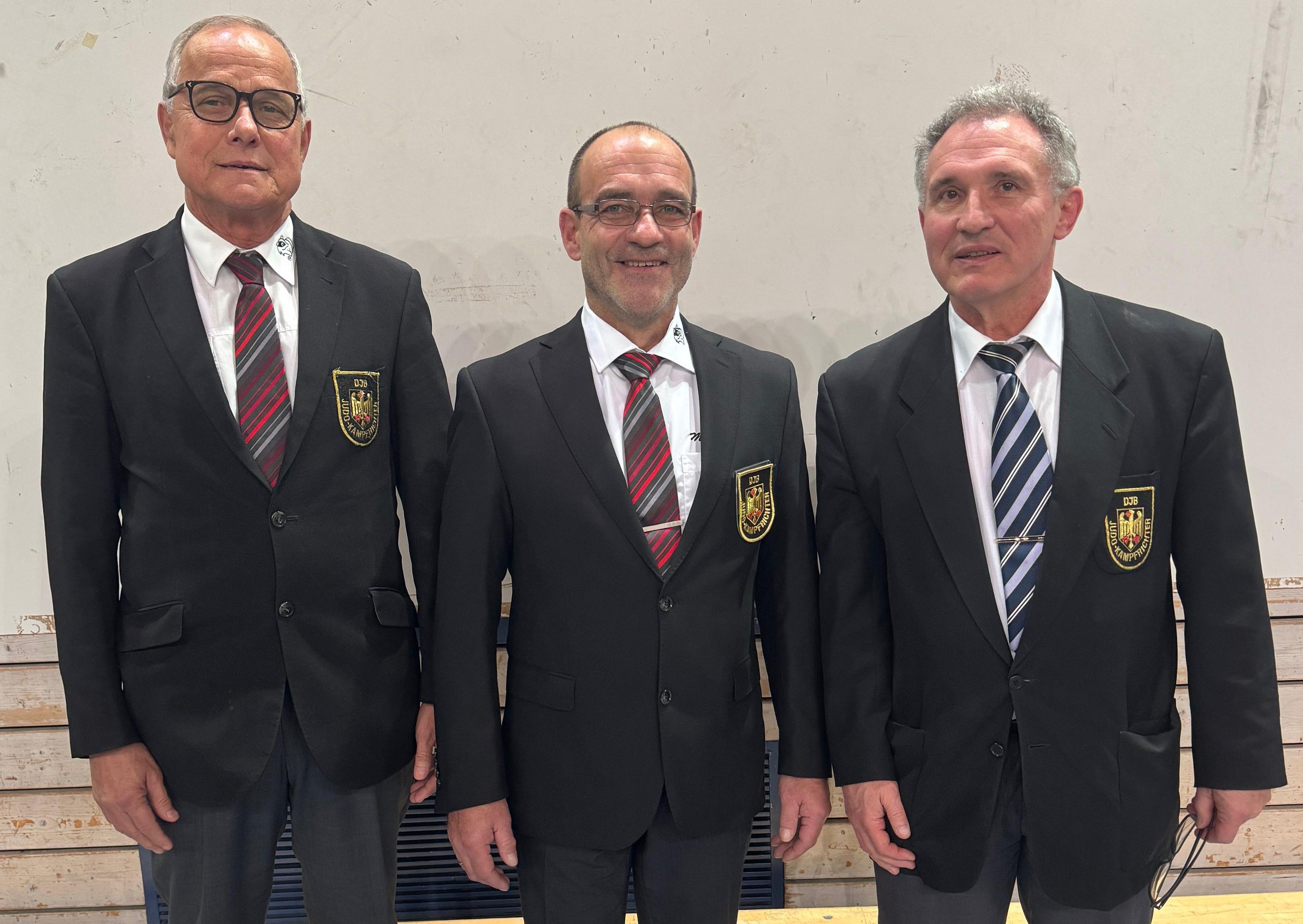 Nach der Lizenzverleihung: (v.l.) Werner Strittmatter, Michael Sterner und Gruppen-Referent Pierre Bruckmann.