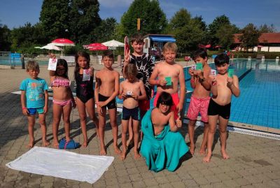 TSV Großhadern - Judo-Zeltlager mit Schwimmabzeichen